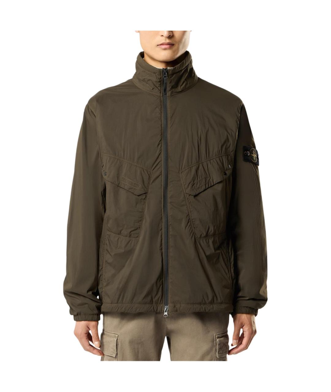 STONE ISLAND Хаки куртка, фото 4