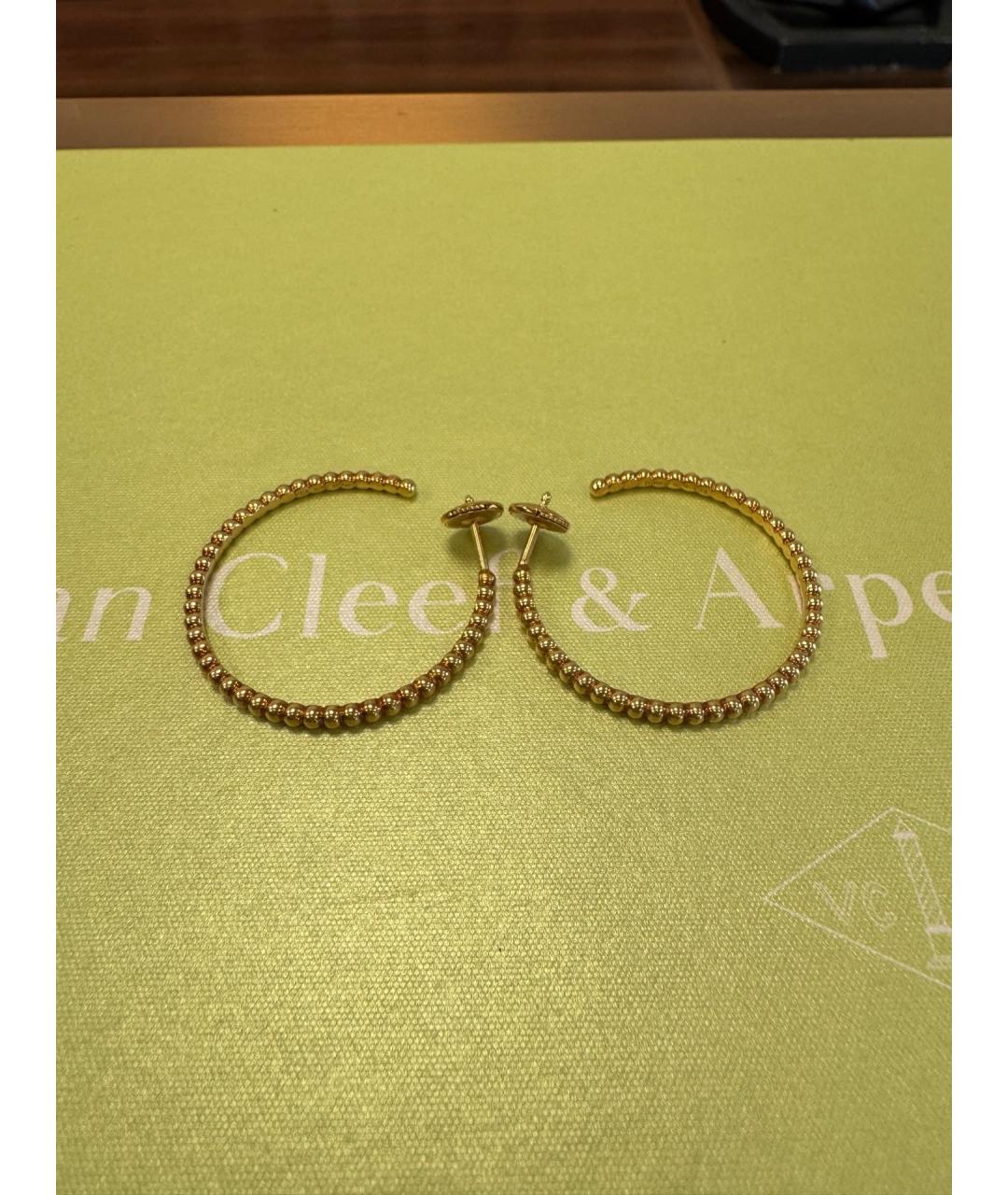 VAN CLEEF & ARPELS Золотые серьги из розового золота, фото 2