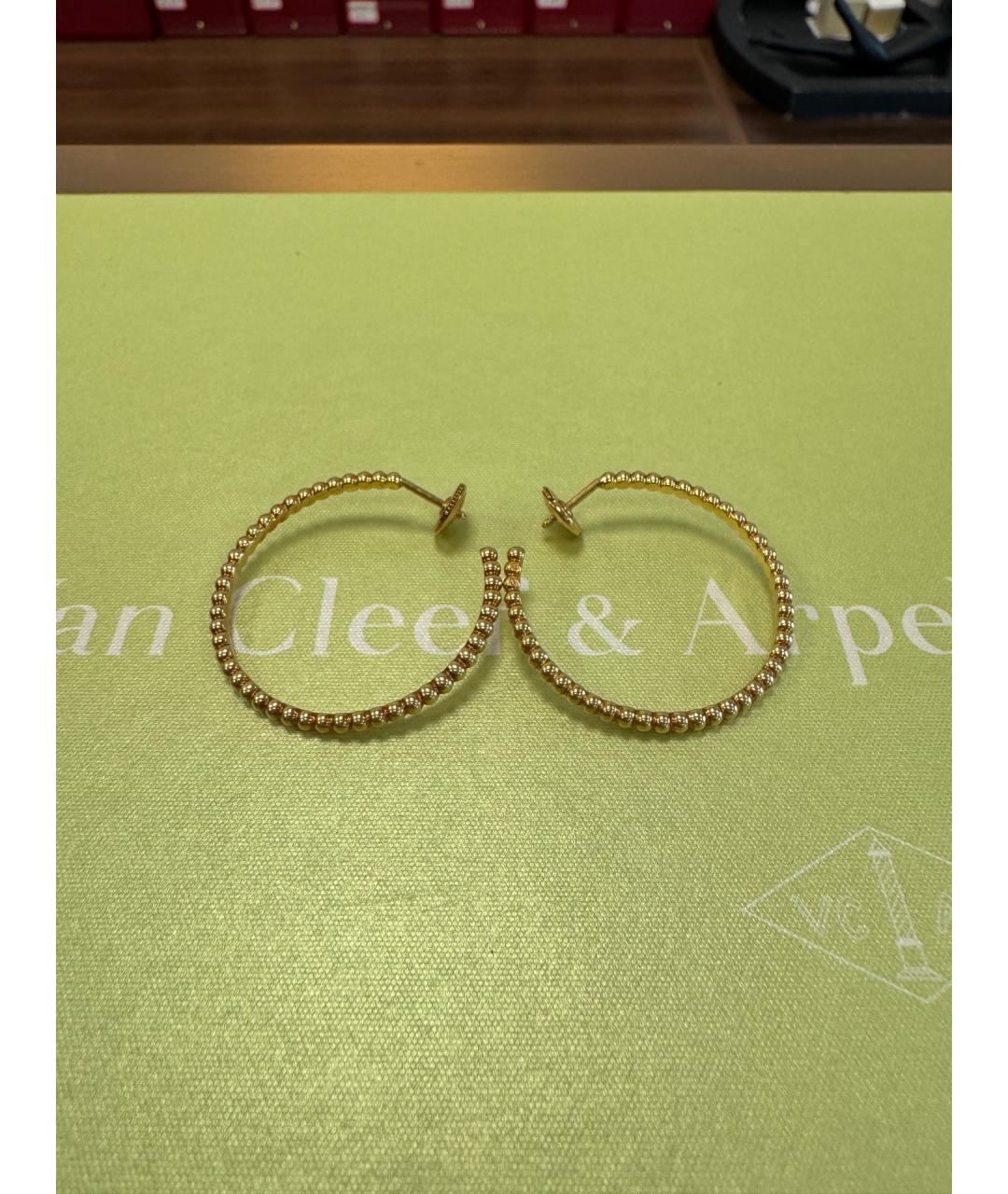 VAN CLEEF & ARPELS Золотые серьги из розового золота, фото 3