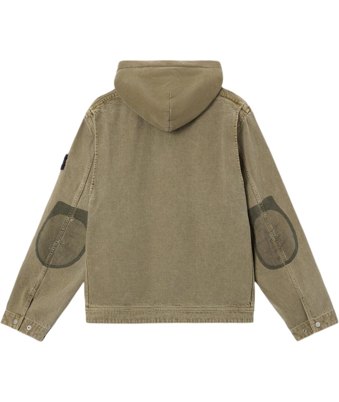 STONE ISLAND Зеленая куртка, фото 2