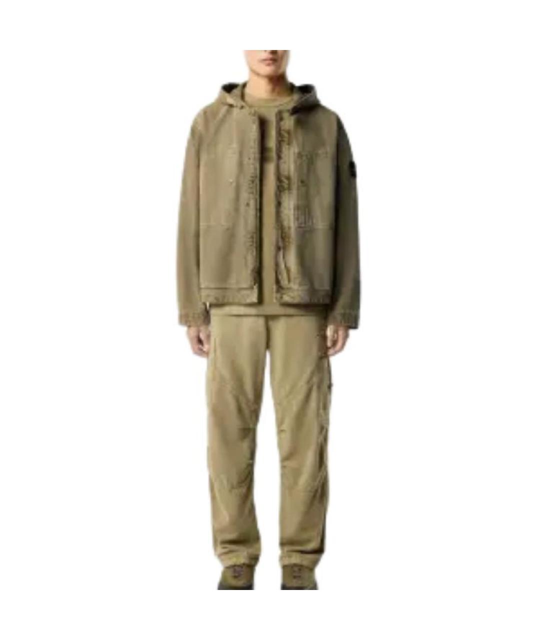 STONE ISLAND Зеленая куртка, фото 4