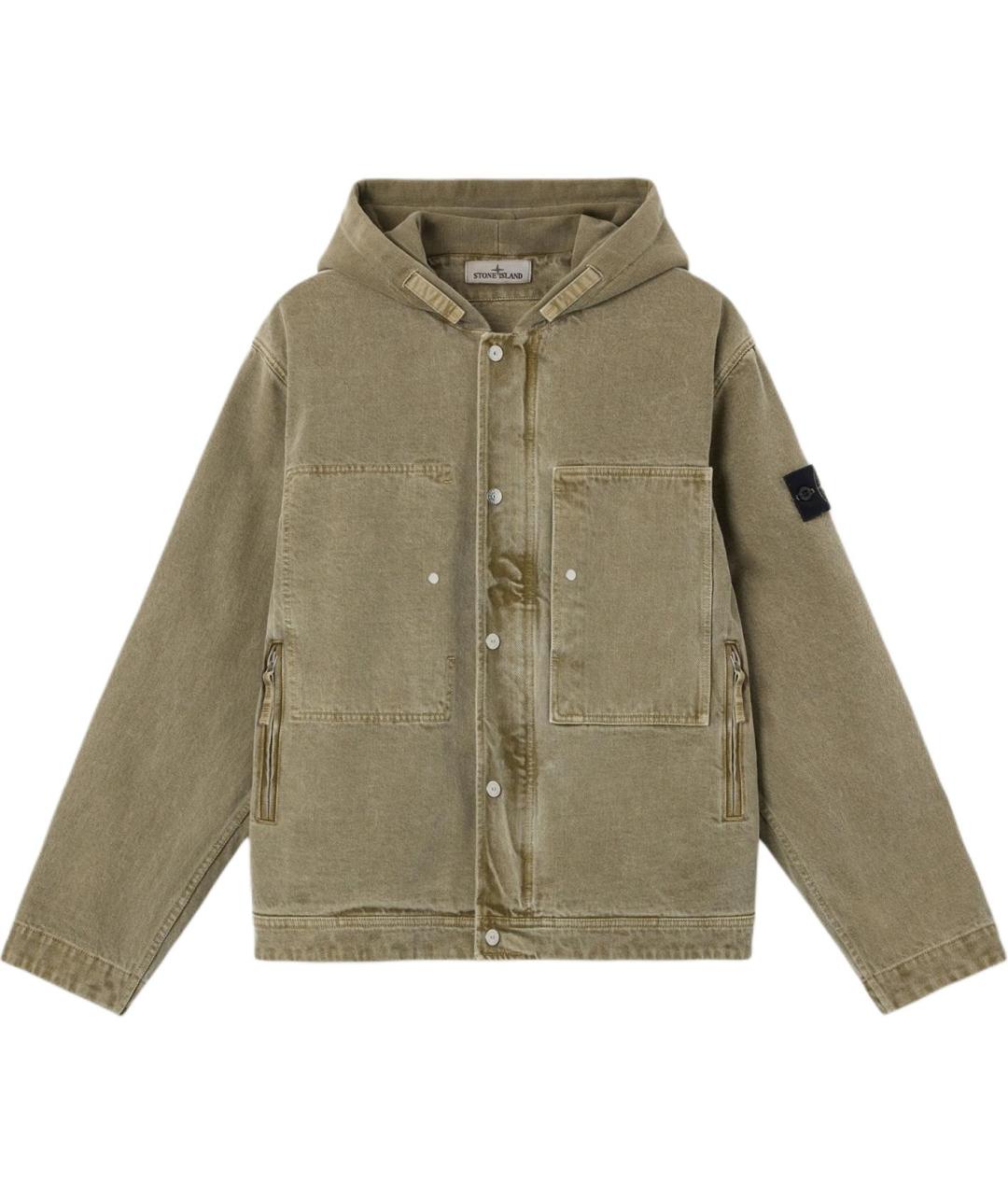 STONE ISLAND Зеленая куртка, фото 1