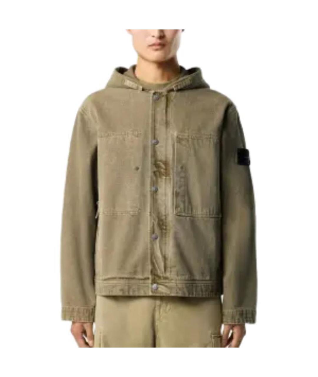 STONE ISLAND Зеленая куртка, фото 3