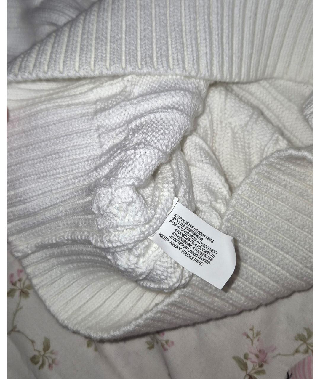 POLO RALPH LAUREN Белый хлопковый джемпер / свитер, фото 9