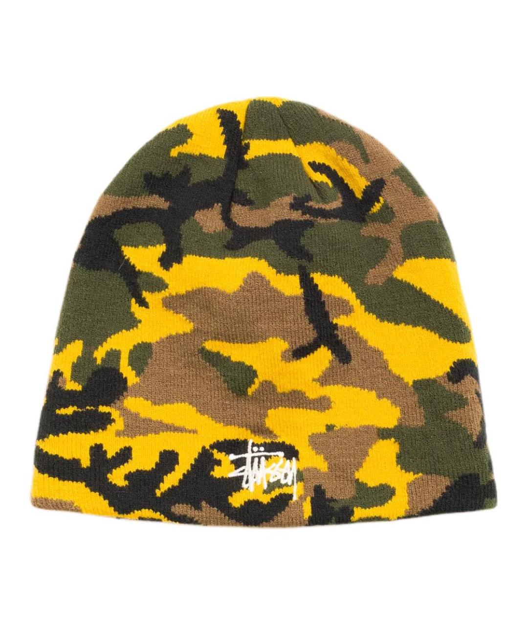 STUSSY Желтая шапка, фото 1