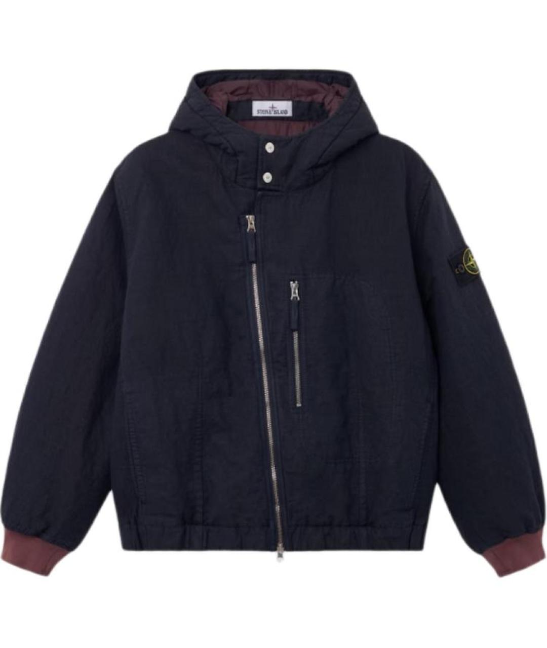 STONE ISLAND Темно-синяя куртка, фото 1
