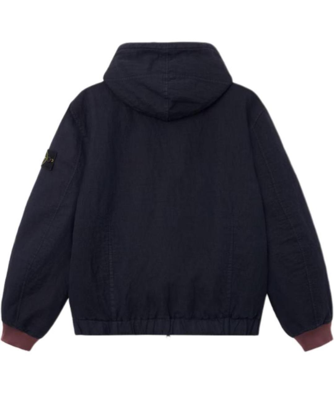 STONE ISLAND Темно-синяя куртка, фото 2