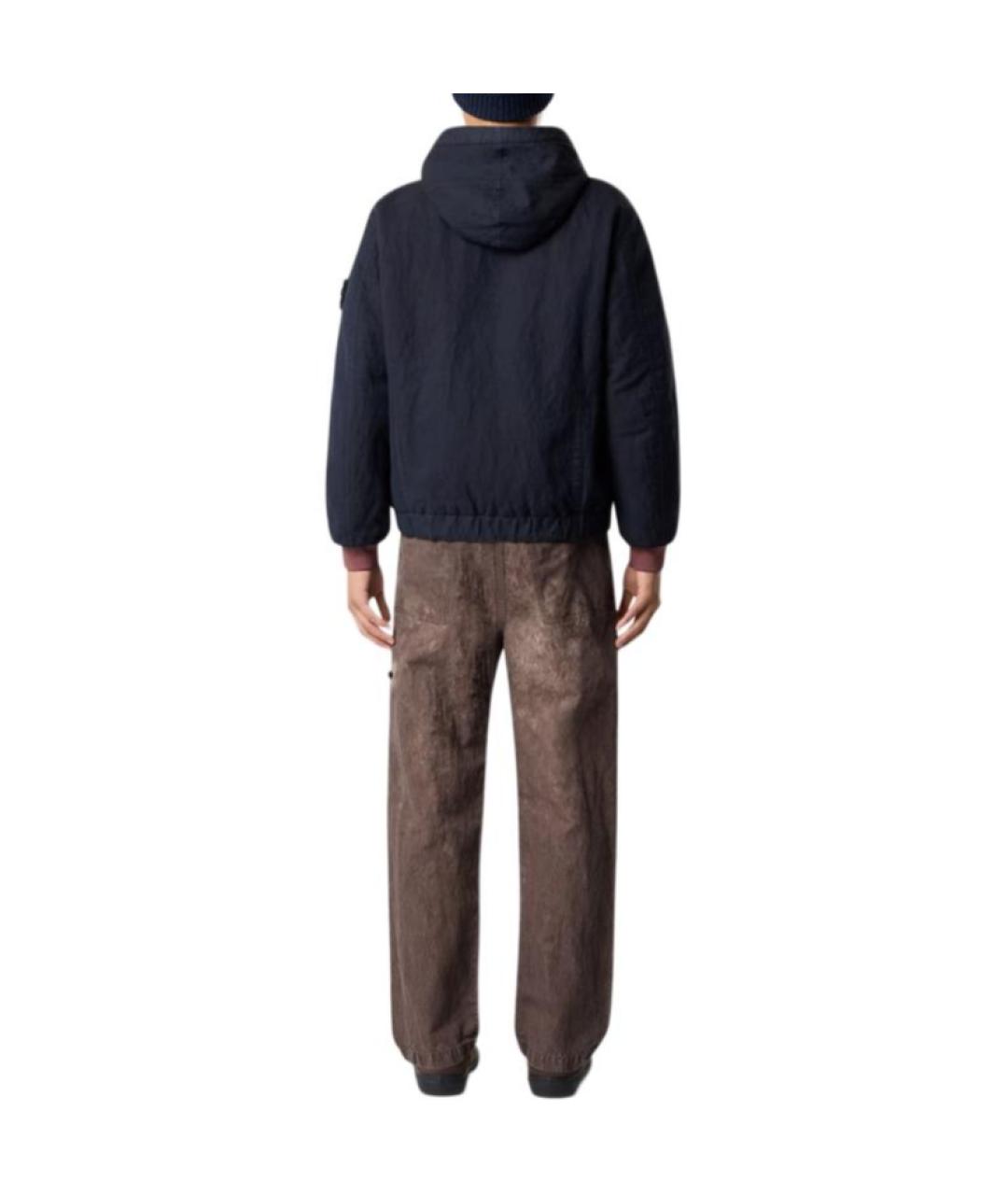 STONE ISLAND Темно-синяя куртка, фото 4