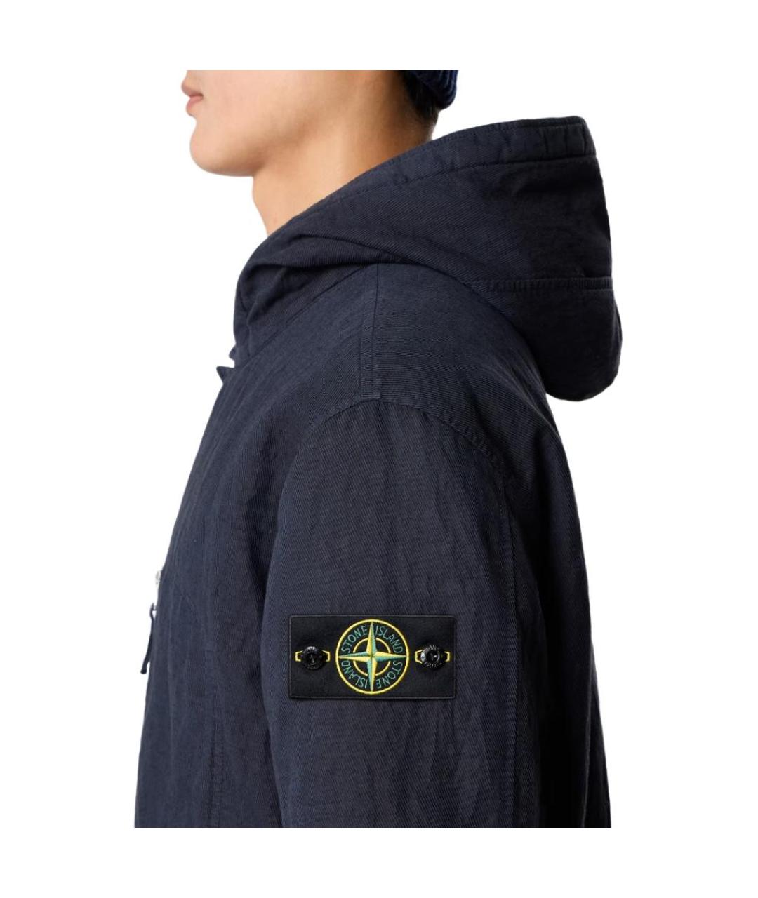 STONE ISLAND Темно-синяя куртка, фото 5