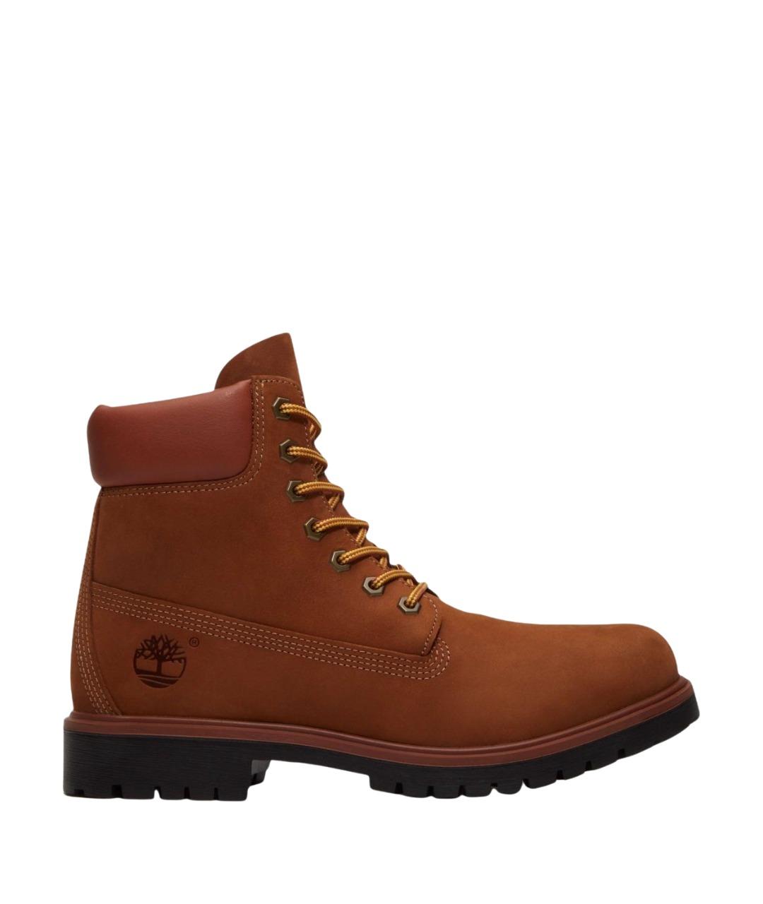TIMBERLAND Коричневые нубуковые высокие ботинки, фото 1