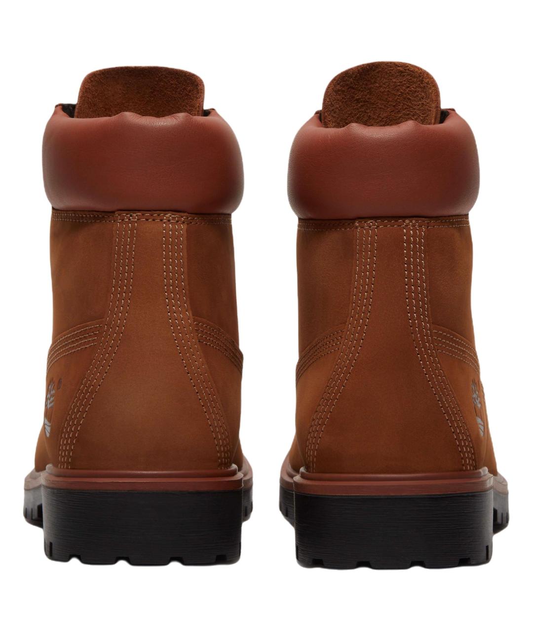 TIMBERLAND Коричневые нубуковые высокие ботинки, фото 4
