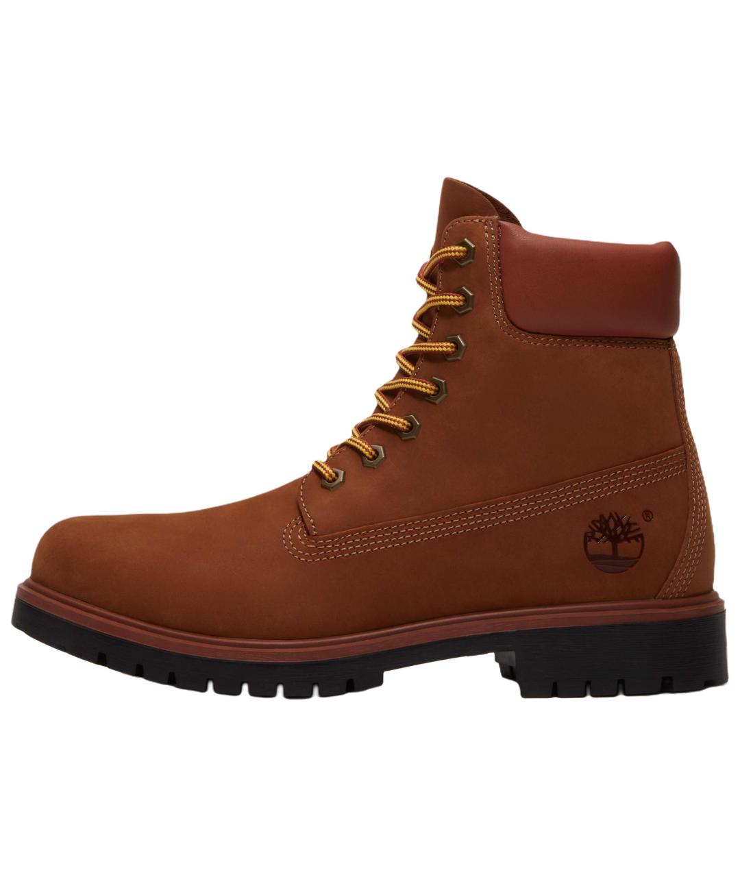 TIMBERLAND Коричневые нубуковые высокие ботинки, фото 2