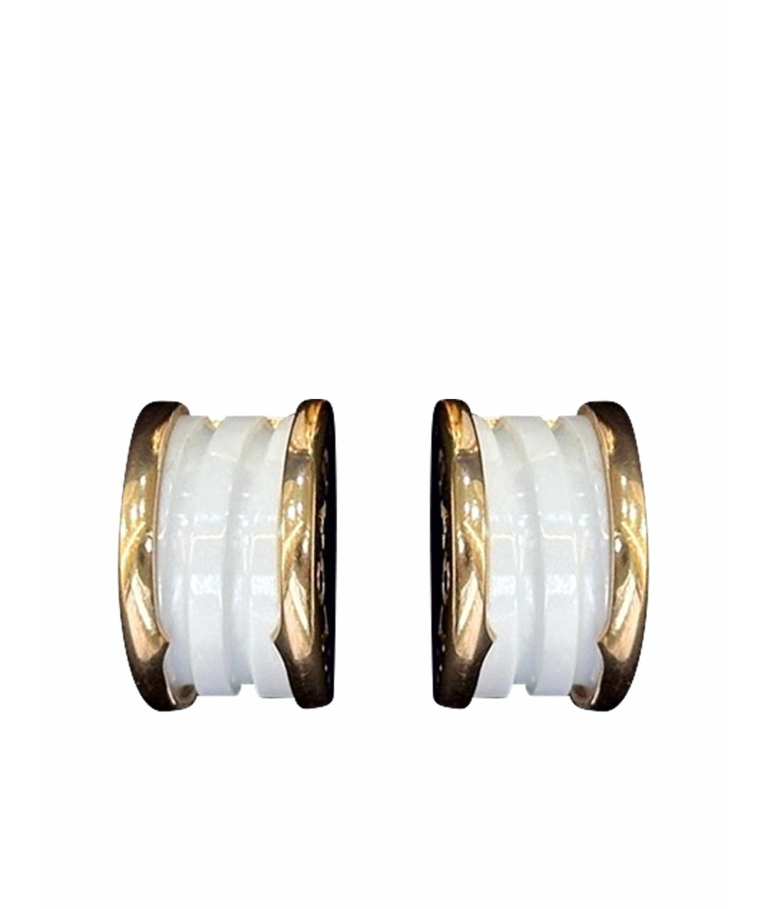 BVLGARI Золотые серьги из розового золота, фото 1