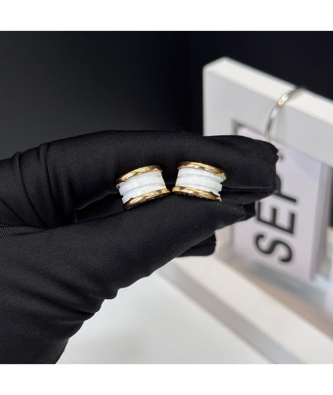 BVLGARI Золотые серьги из розового золота, фото 6