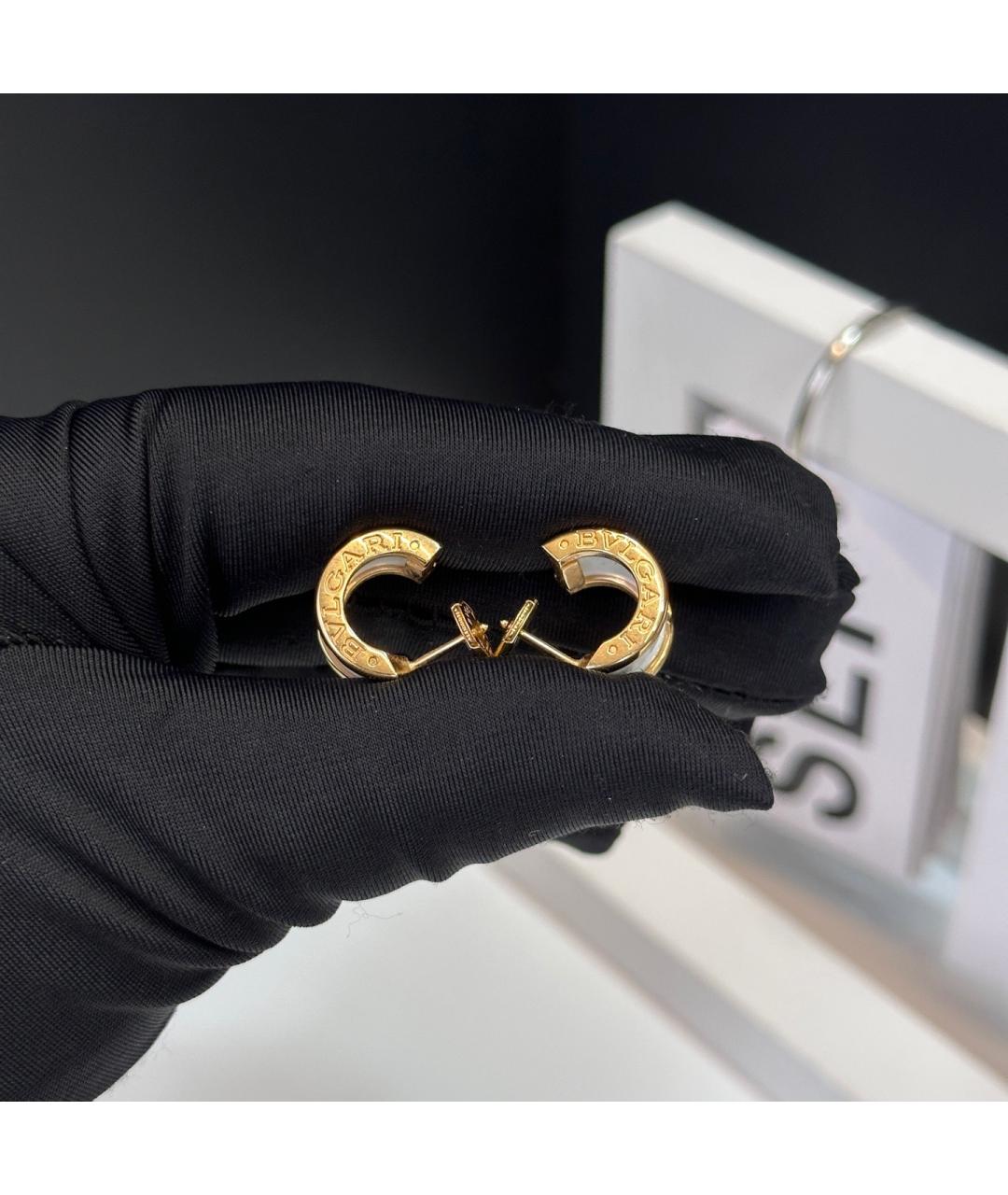 BVLGARI Золотые серьги из розового золота, фото 2