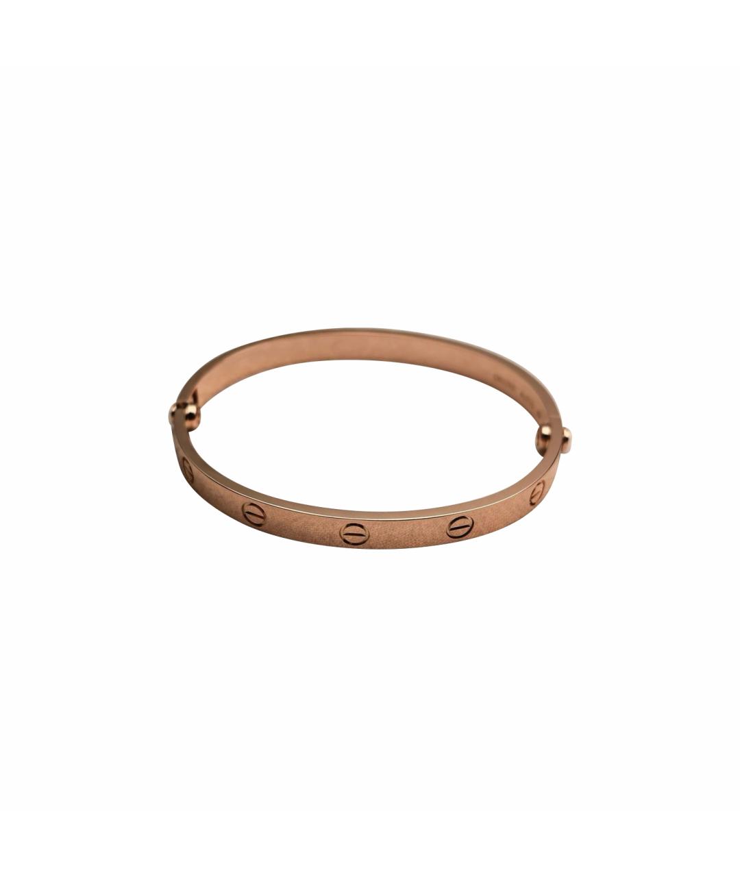 CARTIER Золотой браслет из розового золота, фото 1
