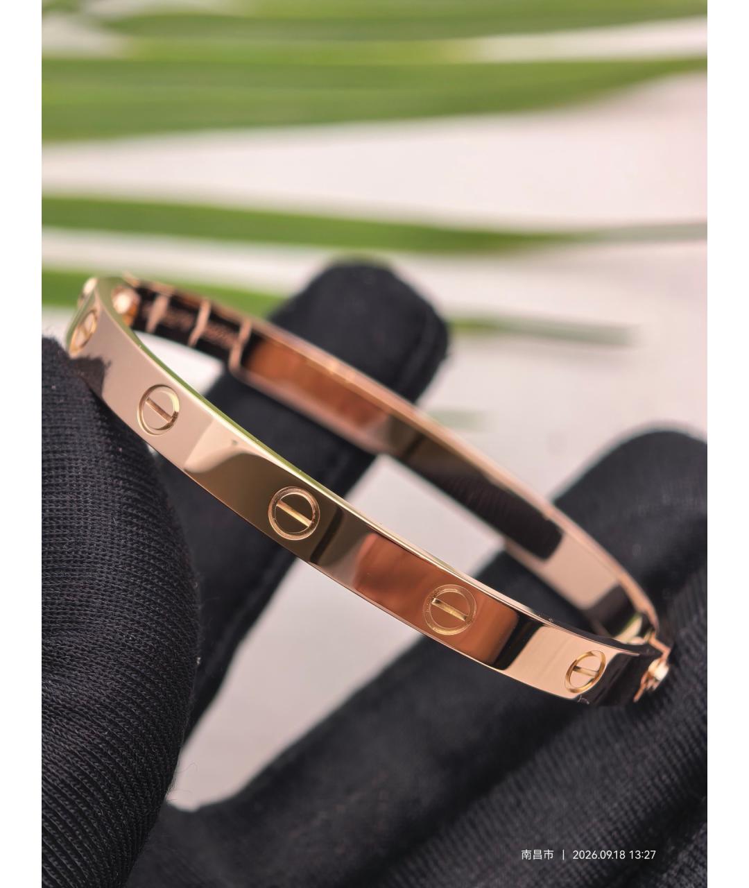 CARTIER Золотой браслет из розового золота, фото 3
