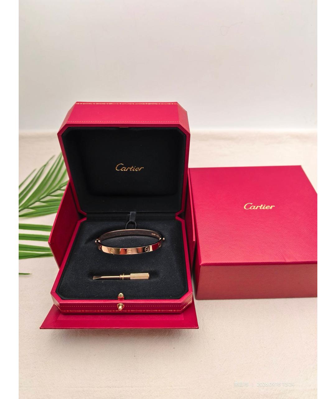 CARTIER Золотой браслет из розового золота, фото 2