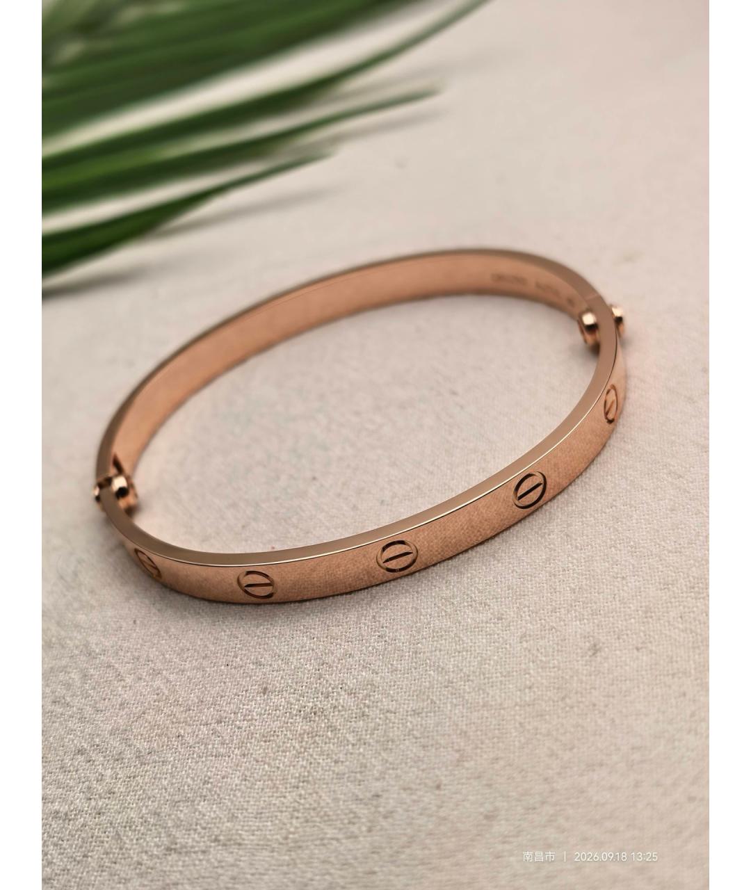 CARTIER Золотой браслет из розового золота, фото 5