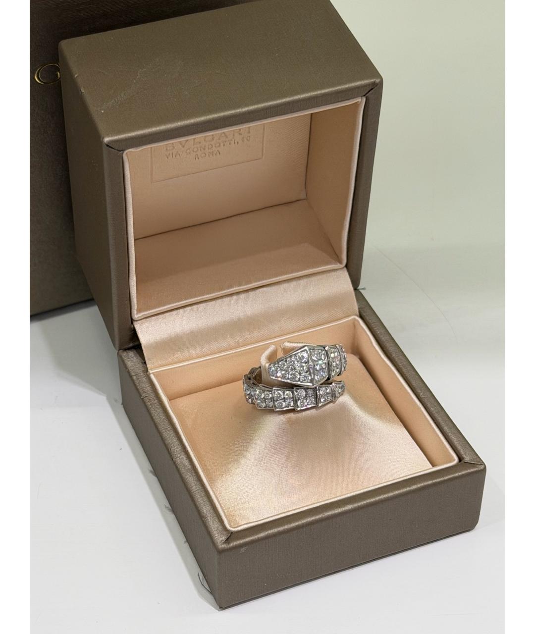 BVLGARI Серебряное кольцо из белого золота, фото 7
