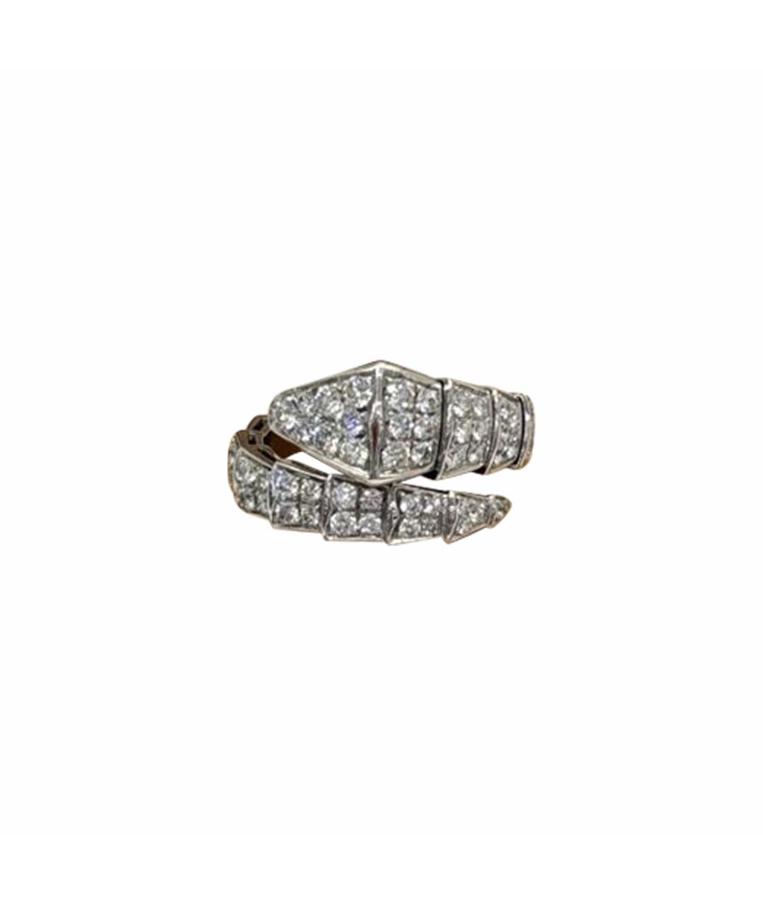 BVLGARI Серебряное кольцо из белого золота, фото 1
