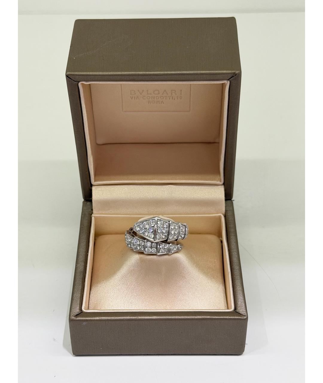 BVLGARI Серебряное кольцо из белого золота, фото 2