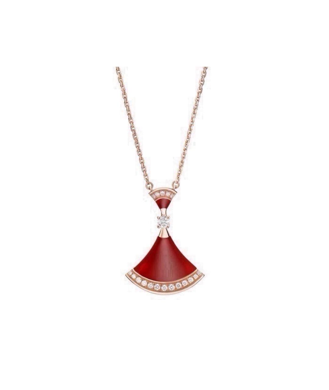 BVLGARI Золотое колье из розового золота, фото 8