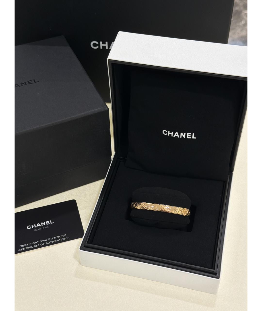 CHANEL Золотой браслет из розового золота, фото 3
