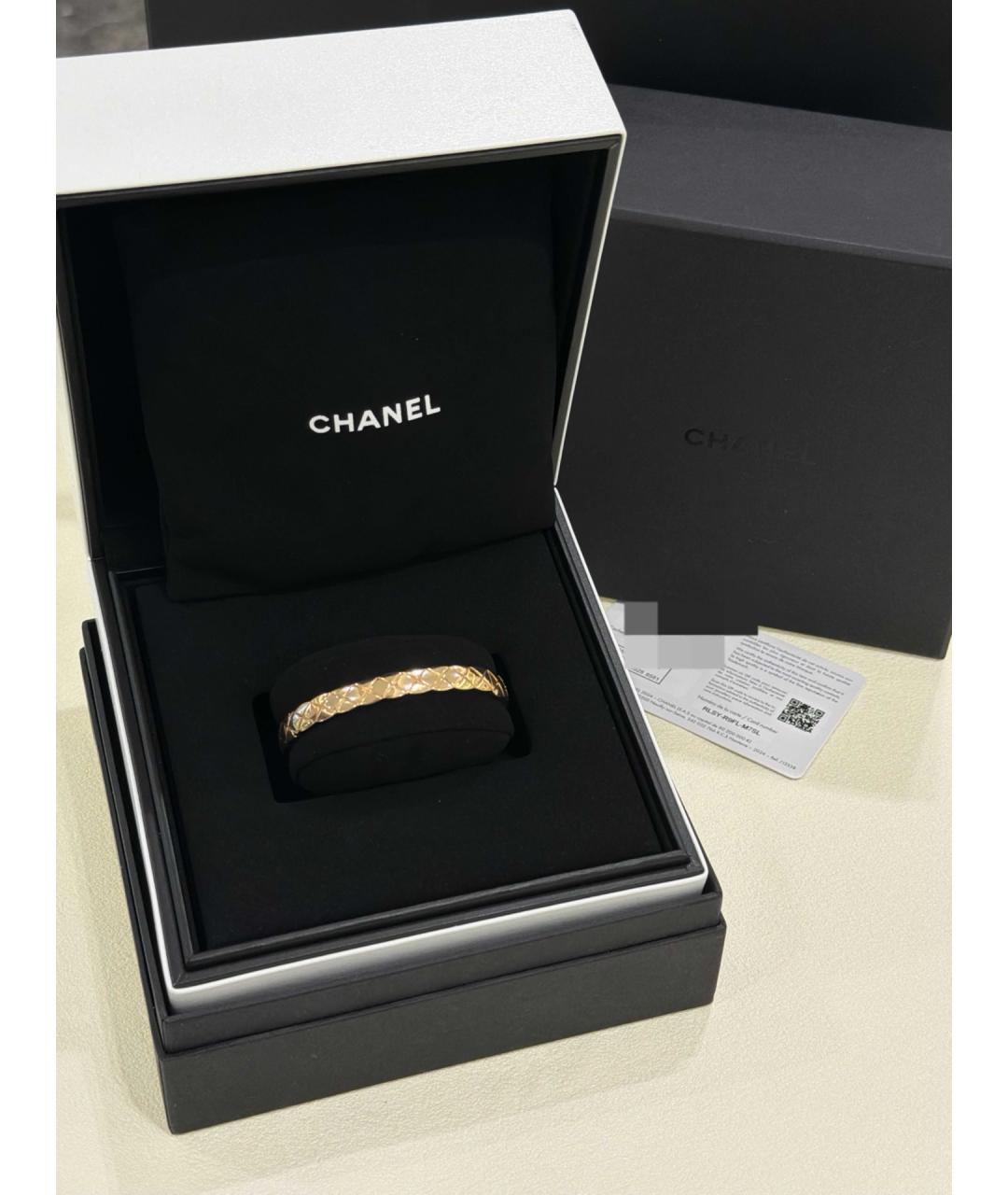 CHANEL Золотой браслет из розового золота, фото 2