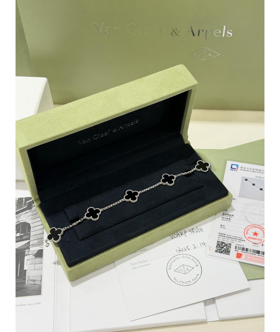 VAN CLEEF & ARPELS Серебряный браслет из белого золота, фото 7