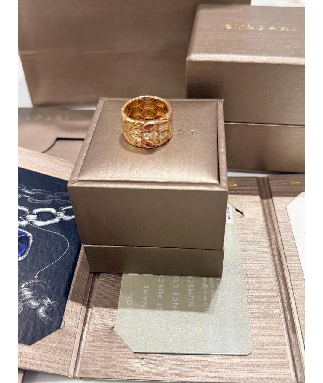 BVLGARI Золотое кольцо из розового золота, фото 5