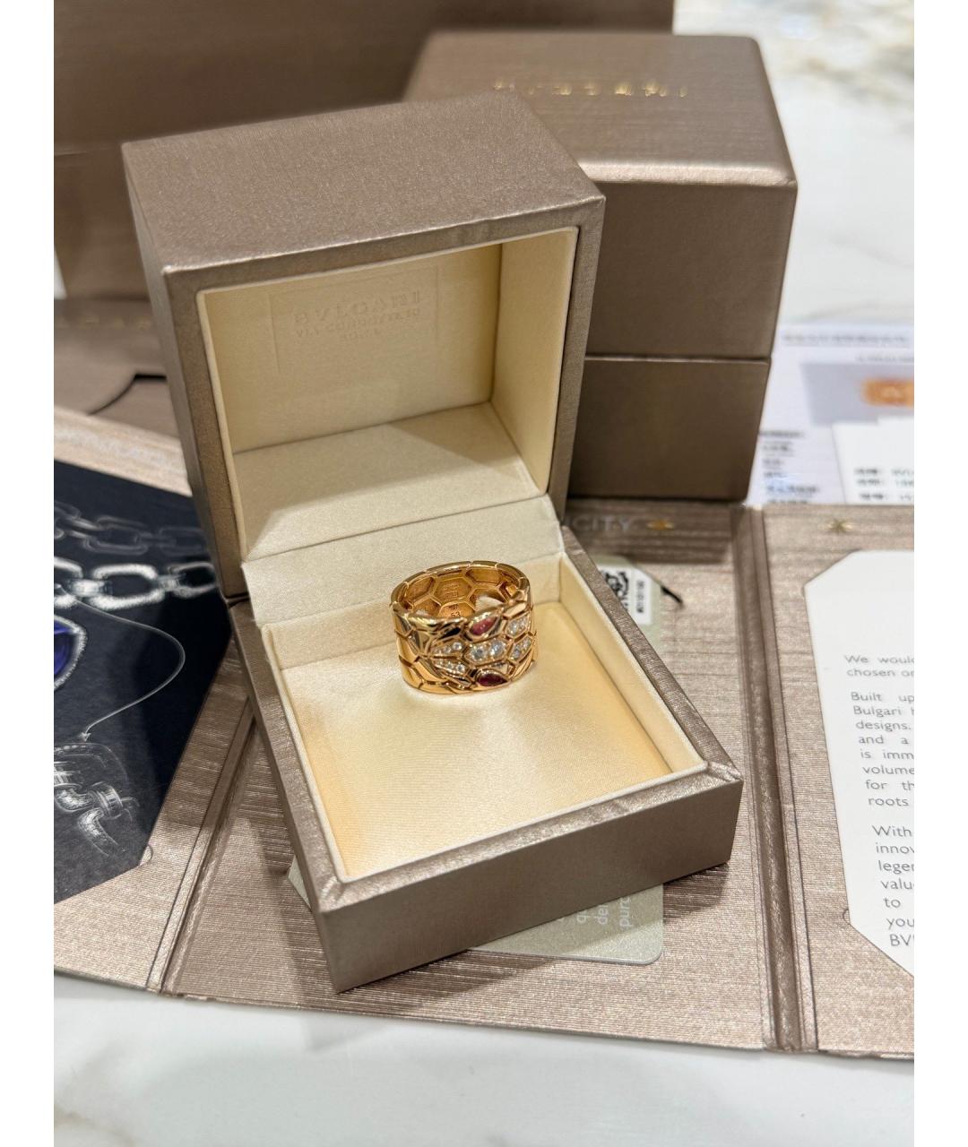 BVLGARI Золотое кольцо из розового золота, фото 8