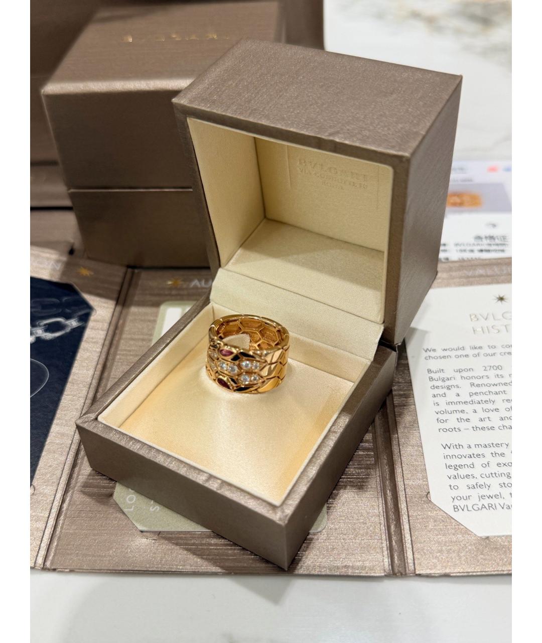 BVLGARI Золотое кольцо из розового золота, фото 2