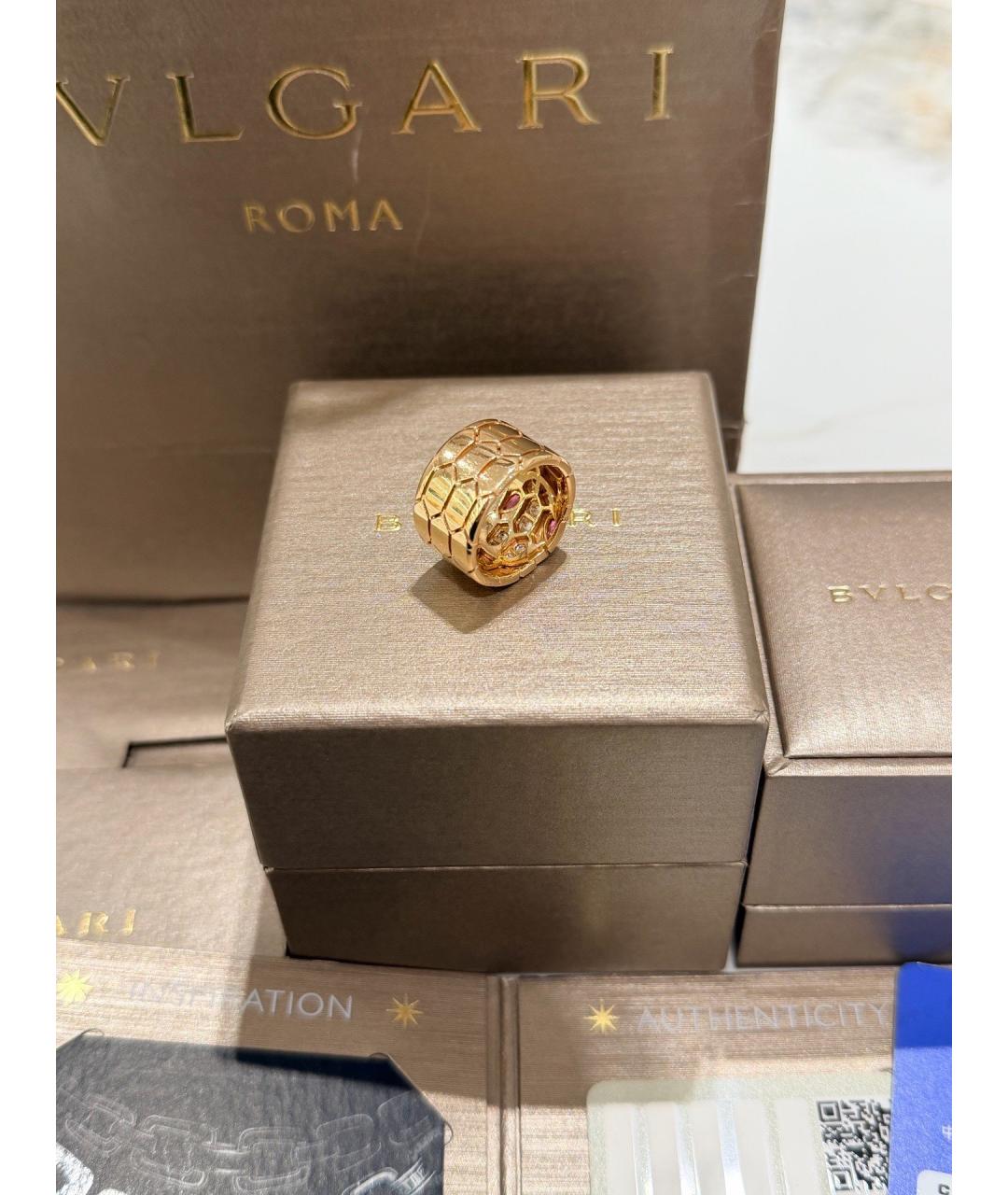 BVLGARI Золотое кольцо из розового золота, фото 6