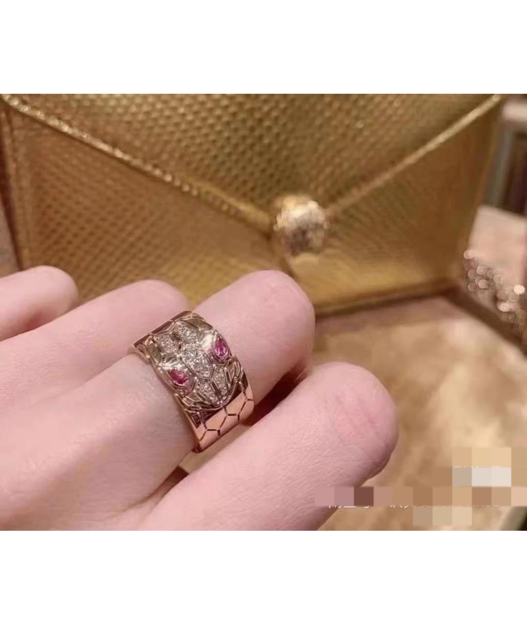 BVLGARI Золотое кольцо из розового золота, фото 7