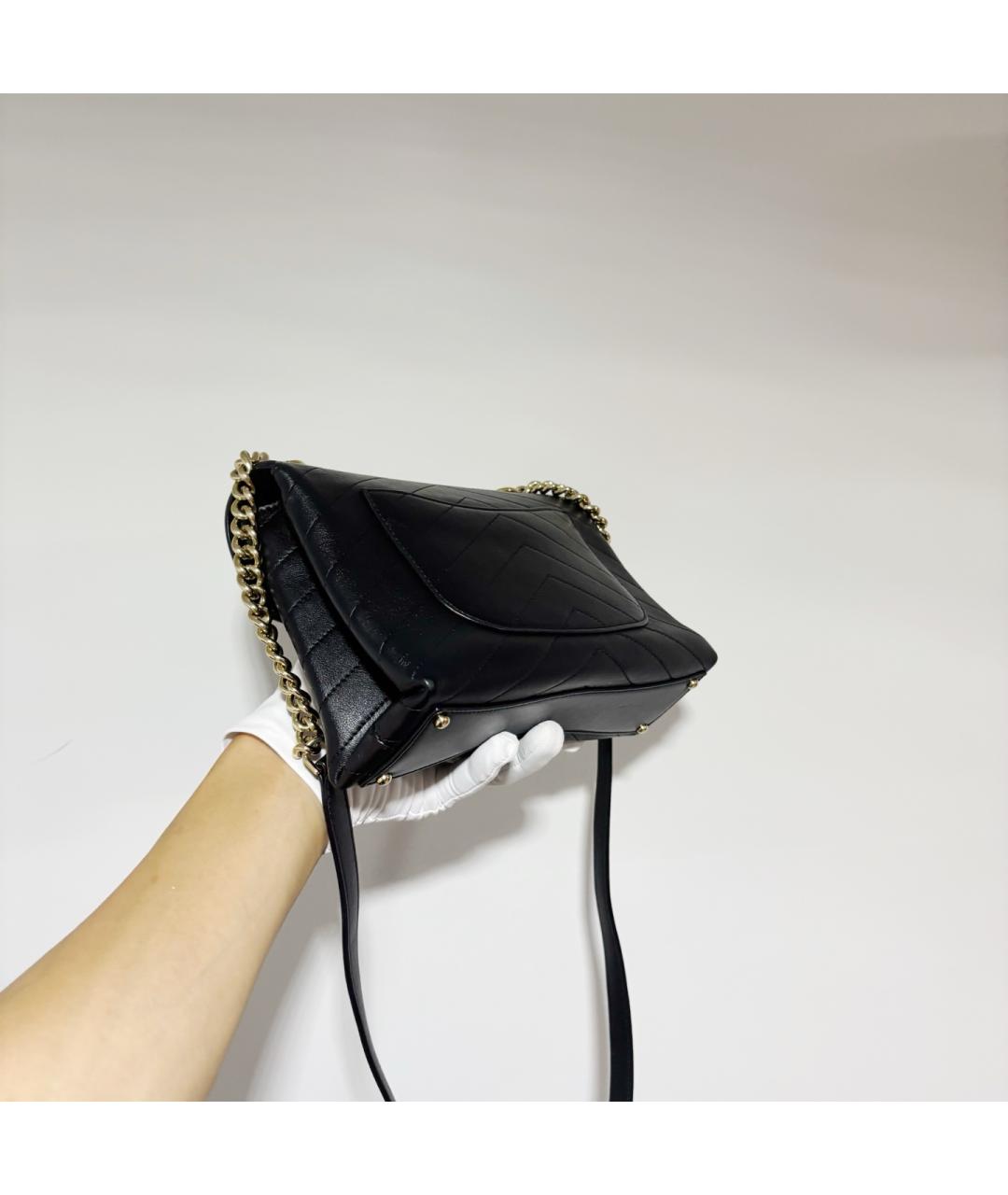 CHANEL Черная кожаная сумка через плечо, фото 4