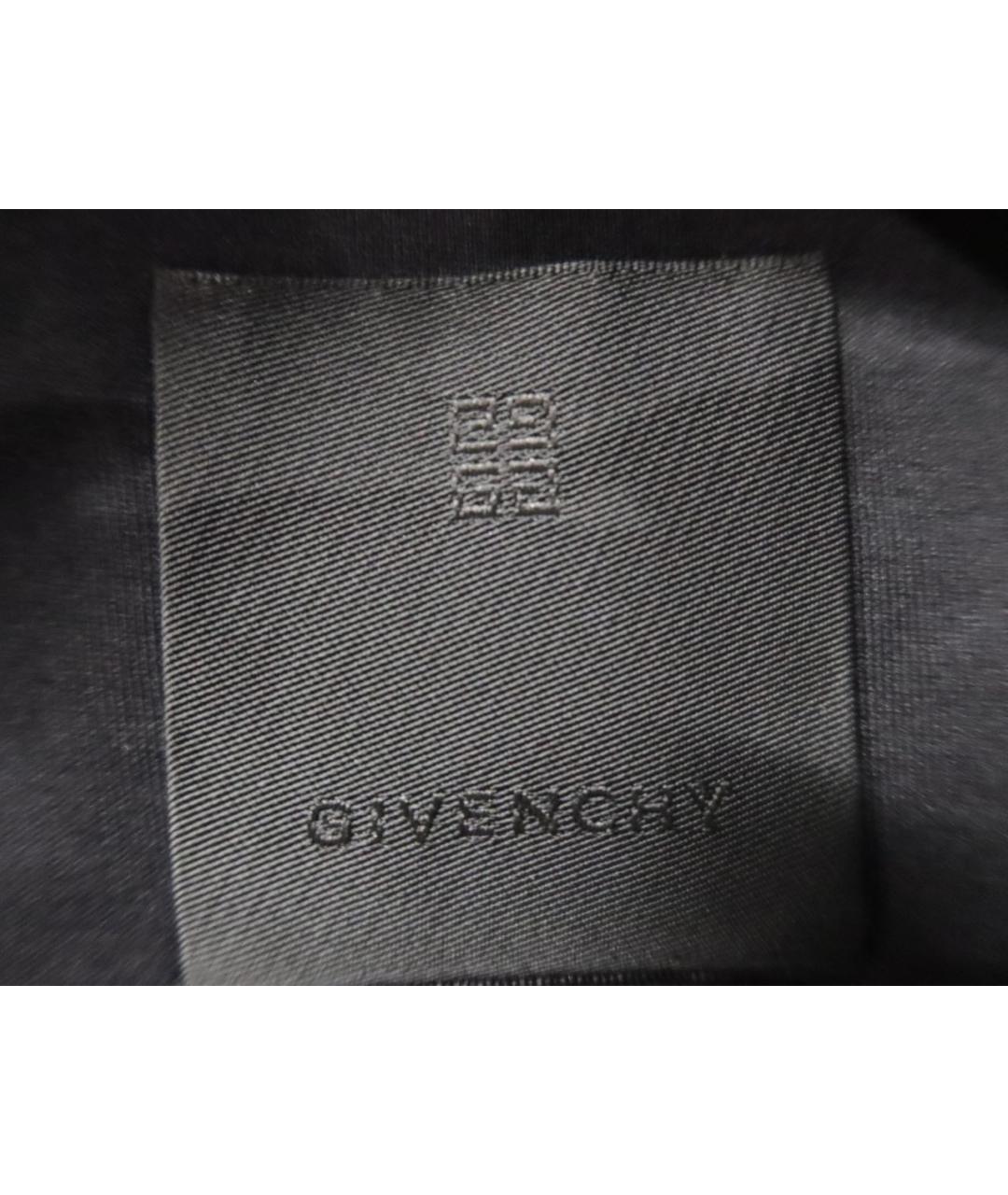 GIVENCHY Черная хлопковая футболка, фото 4