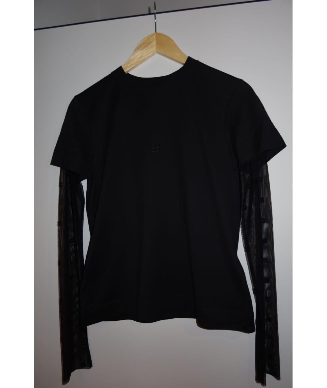 GIVENCHY Черная хлопковая футболка, фото 5