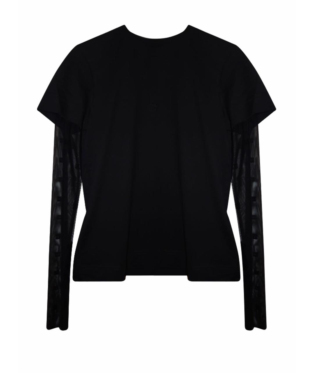 GIVENCHY Черная хлопковая футболка, фото 1