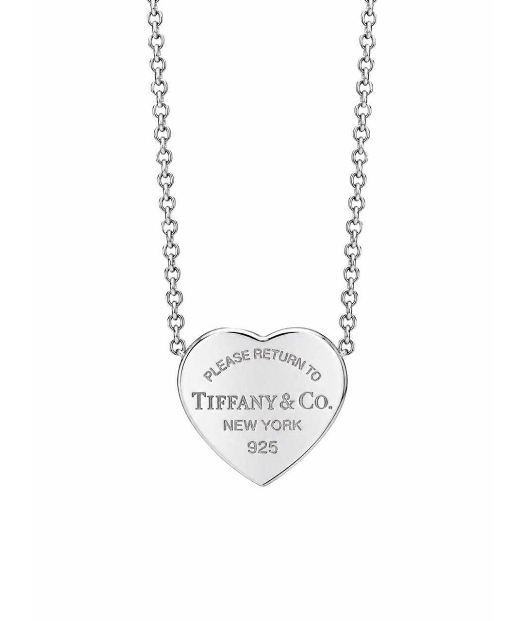 TIFFANY&CO Белое серебряное колье, фото 1