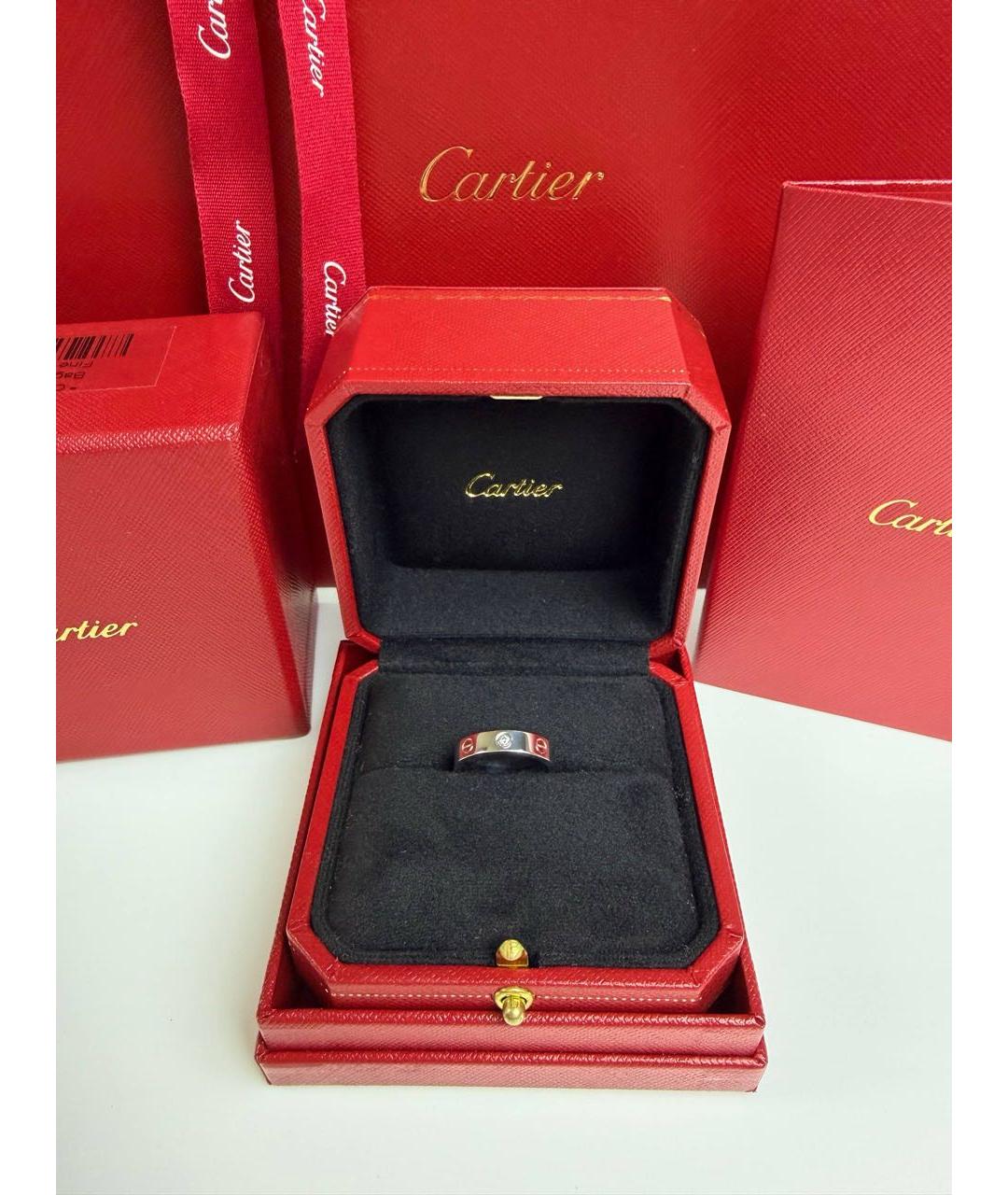 CARTIER Белое кольцо из белого золота, фото 3