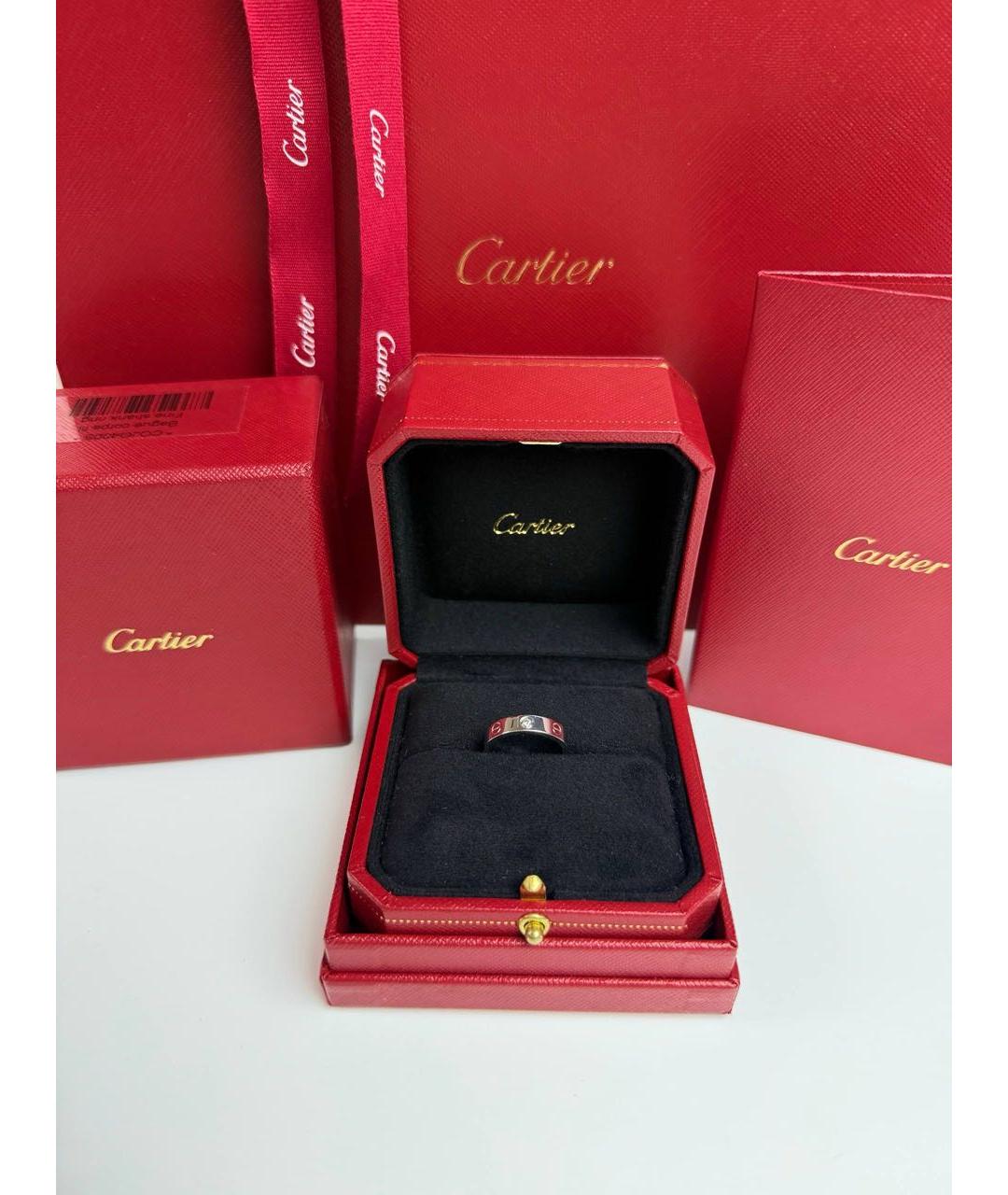 CARTIER Белое кольцо из белого золота, фото 4
