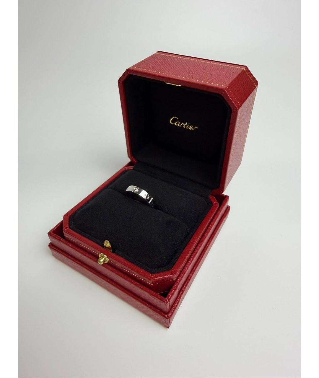 CARTIER Белое кольцо из белого золота, фото 5