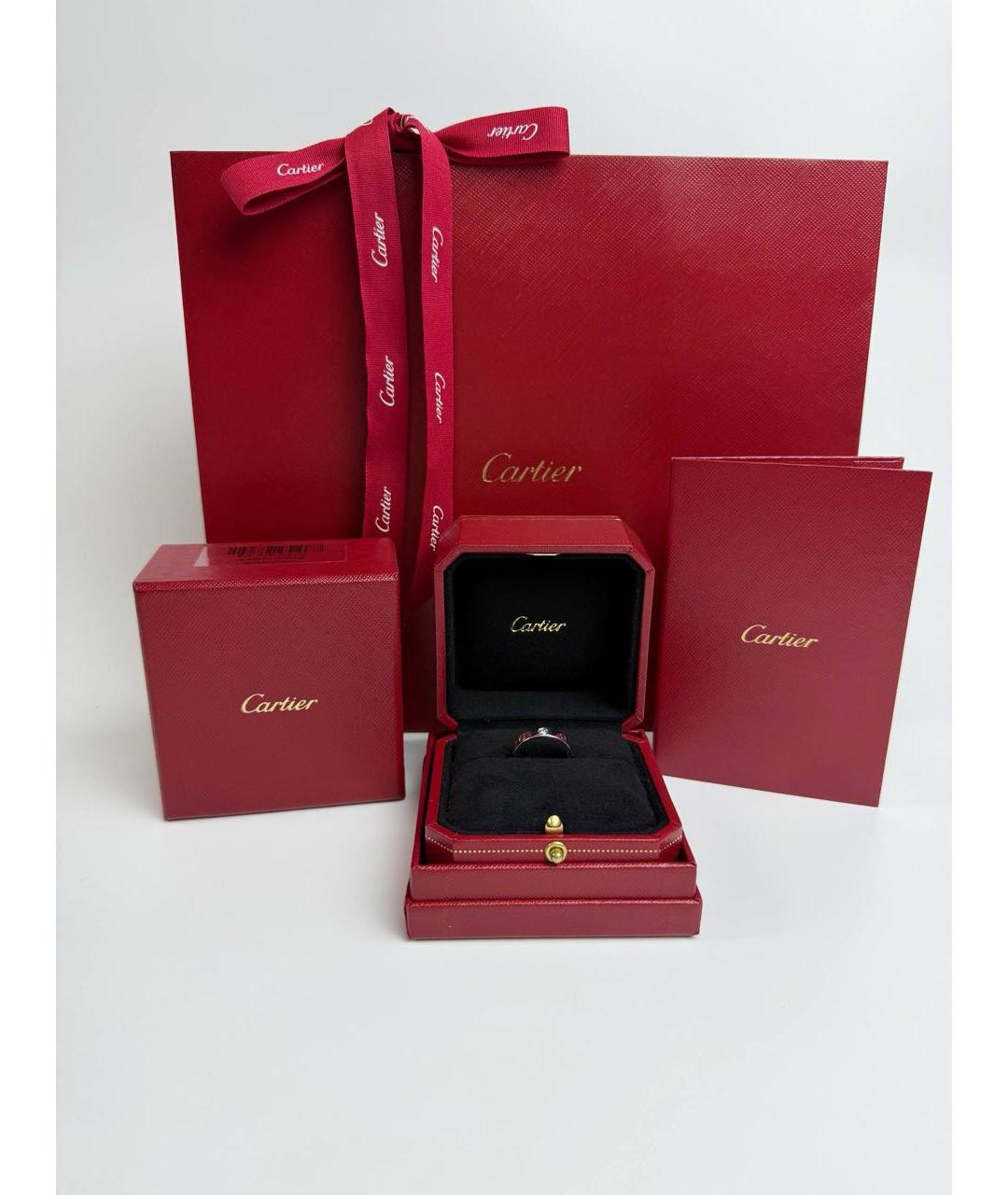CARTIER Белое кольцо из белого золота, фото 2
