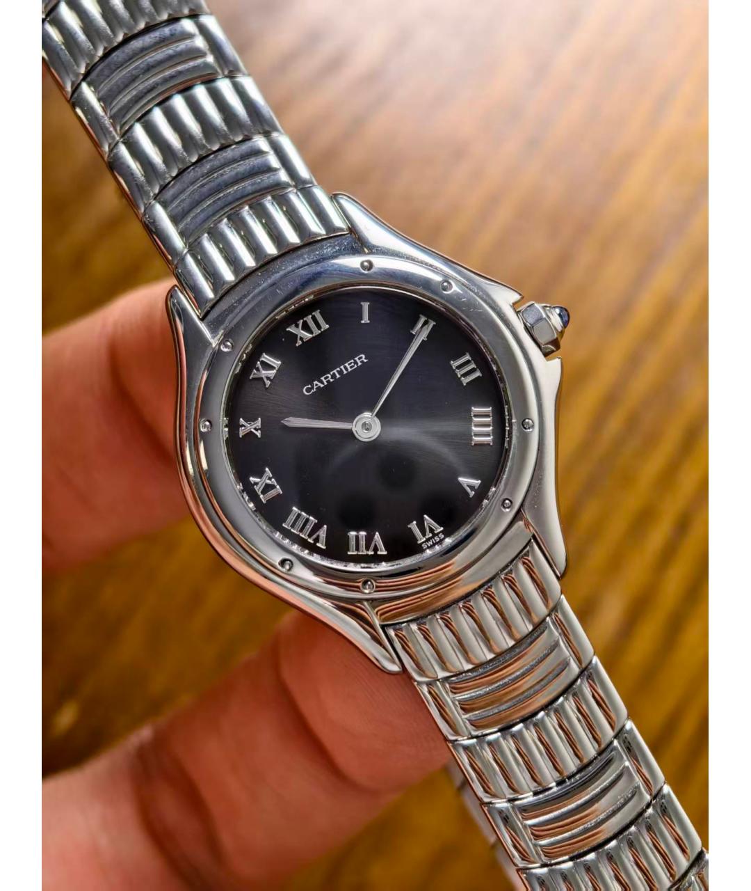 CARTIER Серебряные часы, фото 3
