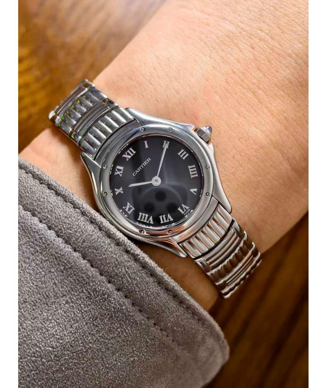 CARTIER Серебряные часы, фото 2