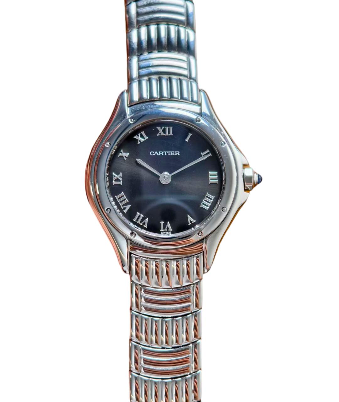 CARTIER Серебряные часы, фото 5