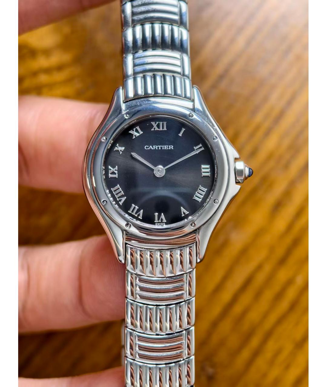 CARTIER Серебряные часы, фото 4