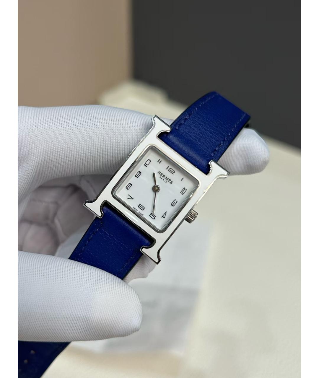 HERMES Серебряные часы, фото 3