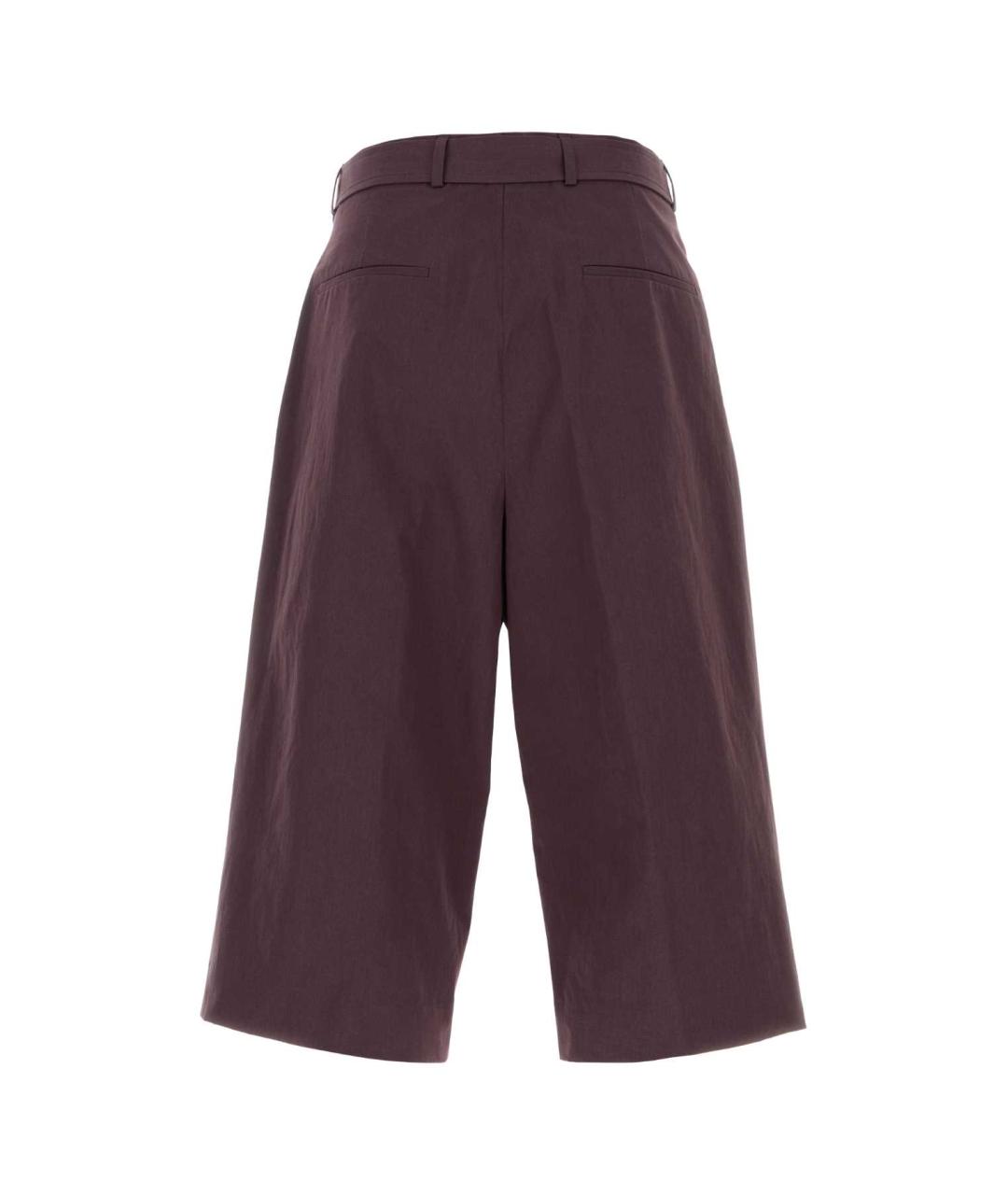 DRIES VAN NOTEN Фиолетовые хлопковые повседневные брюки, фото 2